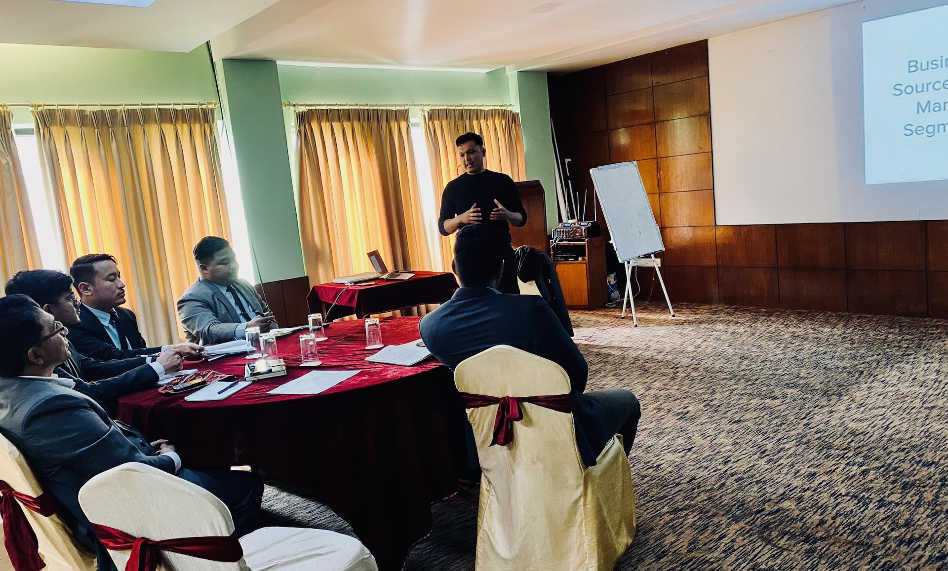 Prashant teaching and speaking